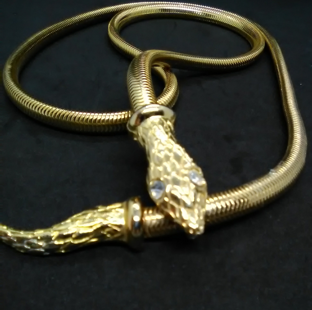 Vintage snake belt